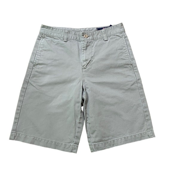 Vineyard Vines Boys Khaki Chino Shorts Size 12 Cotton Excellent Condition - Picture 10 of 10